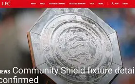 包含社区盾倒计时；曼联赛前刷新队史纪录；细节引发关注；媒体盛赞；医务组通报恢复的词条